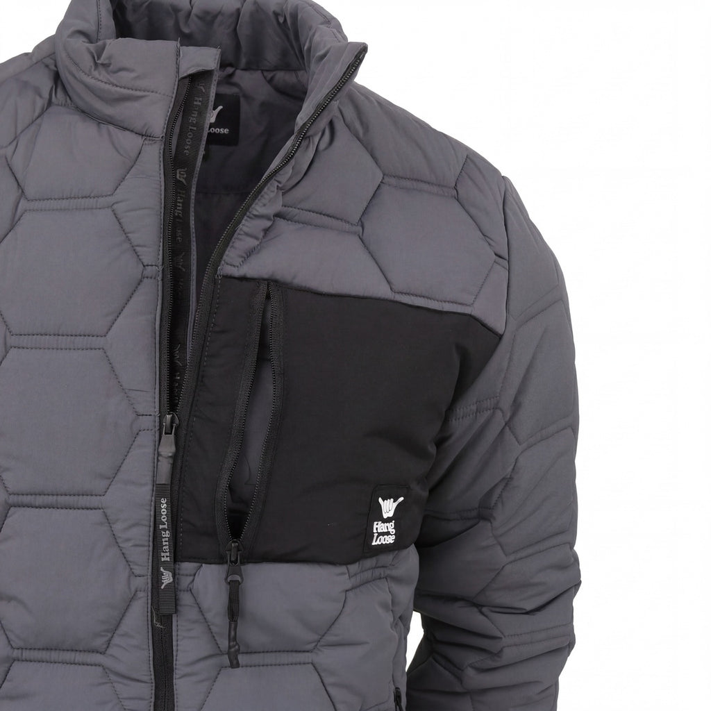 Campera De Abrigo Hang Loose Leif Gris