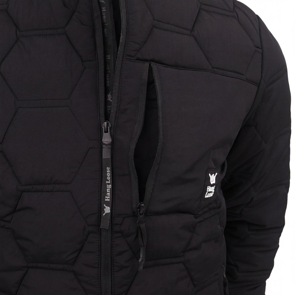 Campera De Abrigo Hang Loose Leif Negra