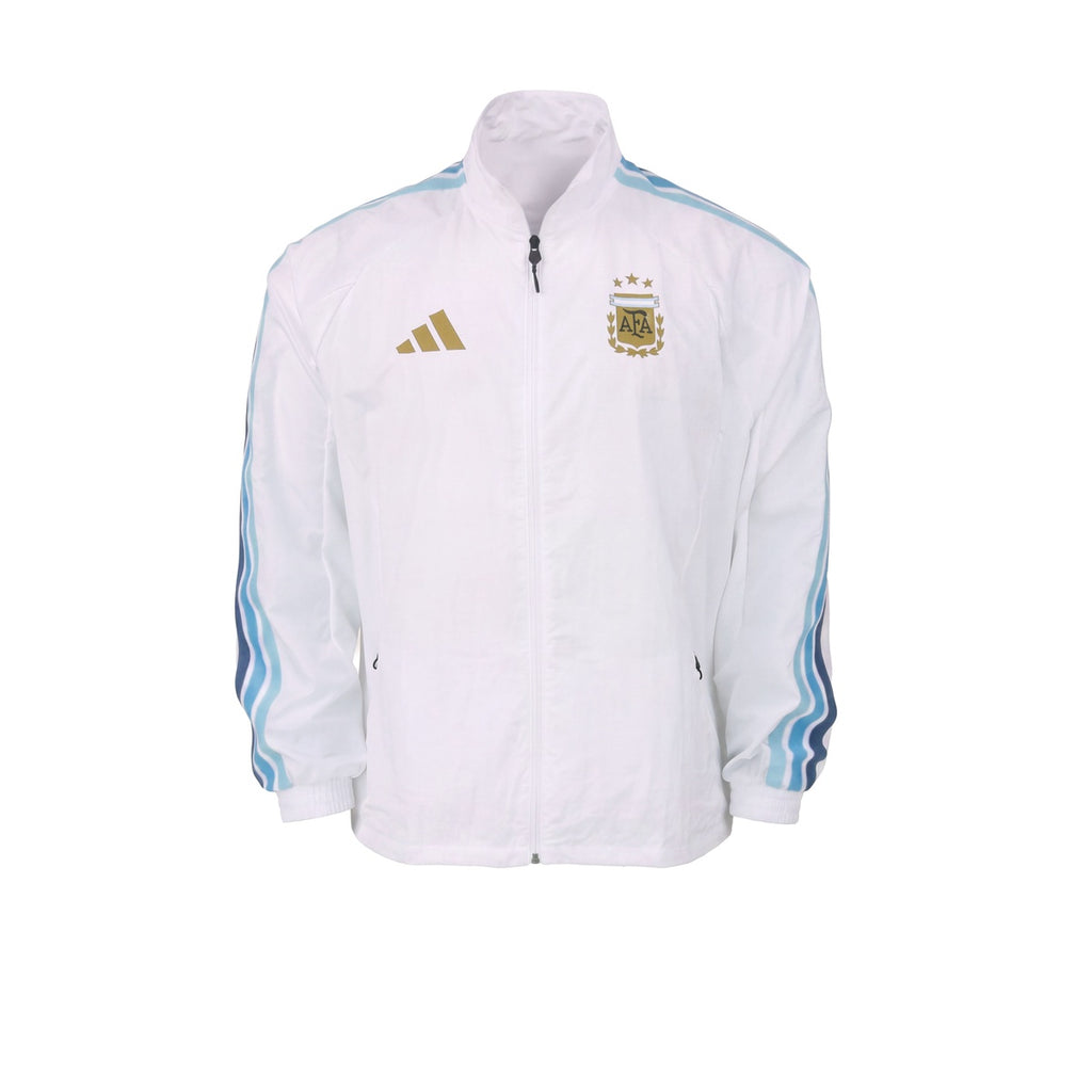 Campera De Argentina Adidas Anthem Blanca