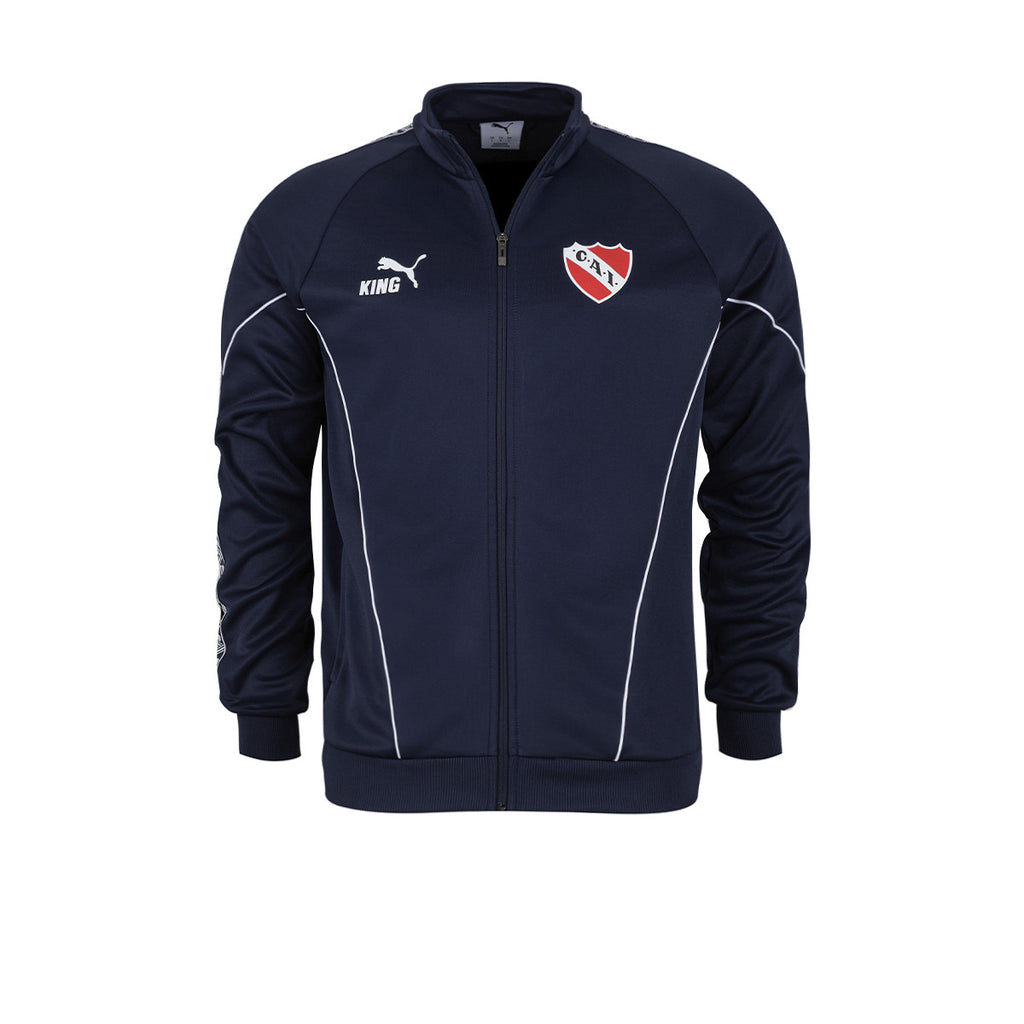 Campera De Independiente Puma King Anthem Prematch Azul
