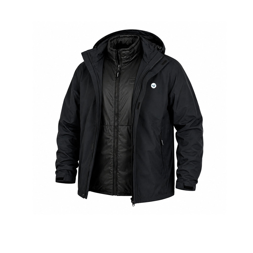 Campera Desmontable 2 En 1 Hang Loose Brumal Negra