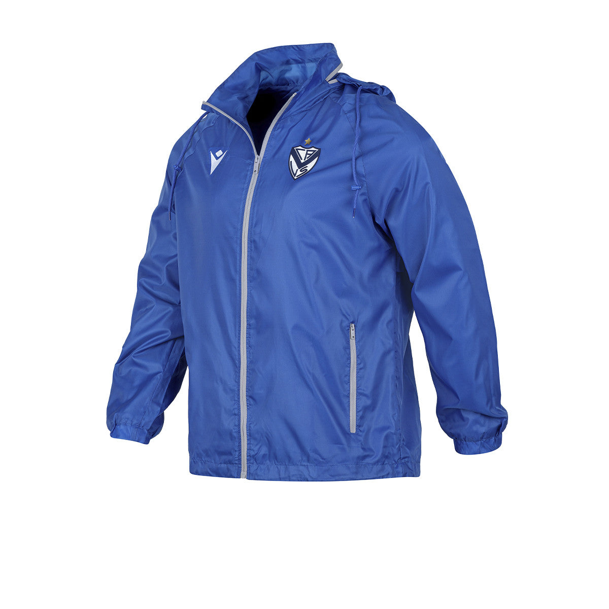 Campera Rompeviento De Velez Macron Azul