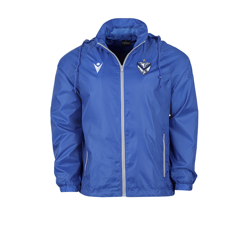 Campera Rompeviento De Velez Macron Azul