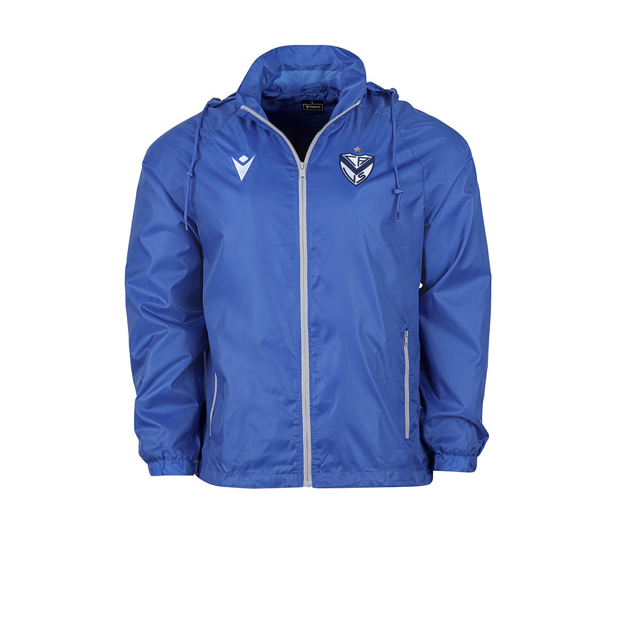 Campera Rompeviento De Velez Macron Azul