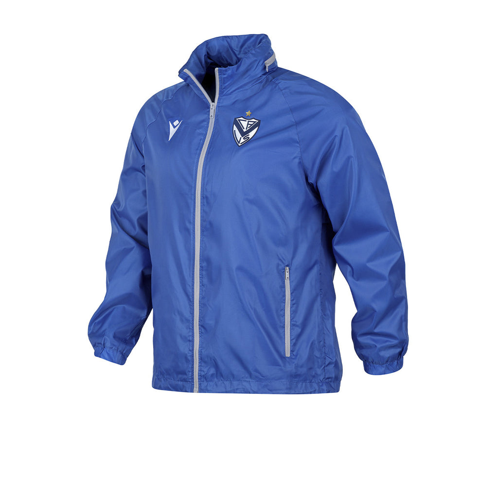 Campera Rompeviento De Velez Macron Azul