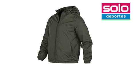 Campera Rompeviento Flash De Running Verde