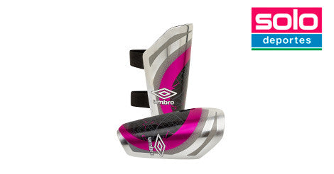 Canilleras De Futbol Umbro Neo Pro Tecta 2 Plateada