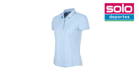 Chomba Adidas De Golf Solid Performance Mujer Celeste