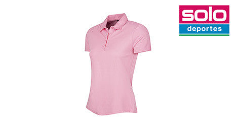 Chomba Adidas De Golf Solid Performance Mujer Rosa