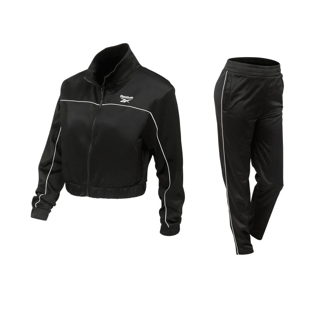 Conjunto Reebok Justine Piping Mujer Negro