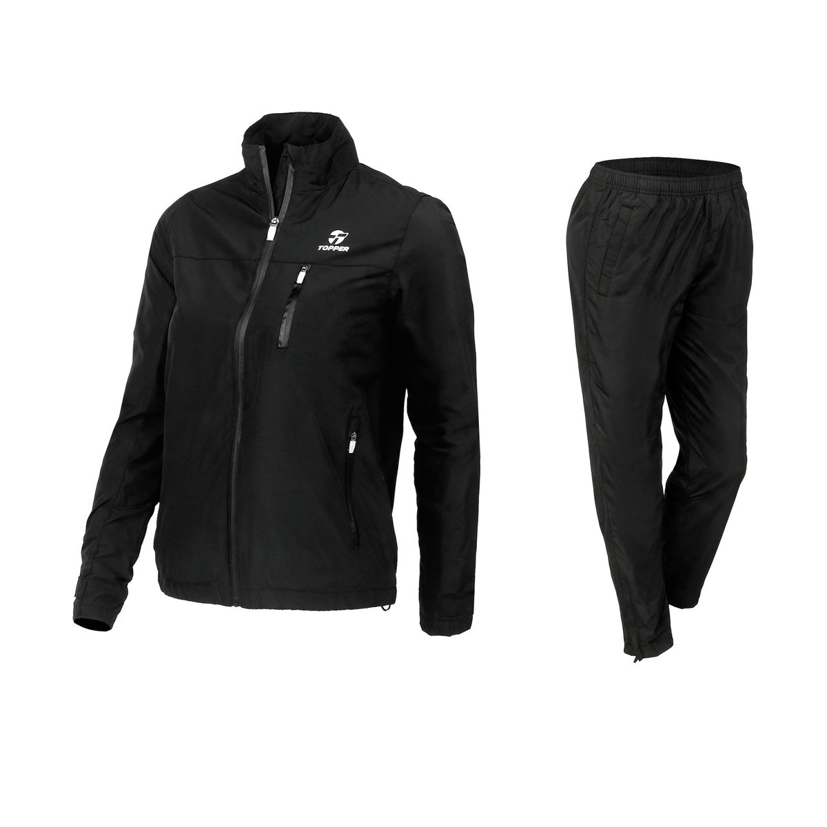 Conjunto Topper De Entrenamiento Rise Mujer Negro