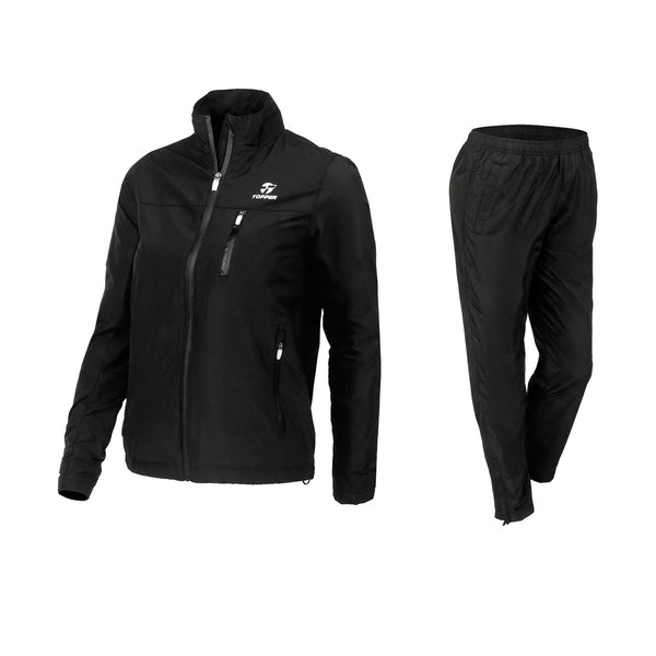 Conjunto Topper De Entrenamiento Rise Mujer Negro