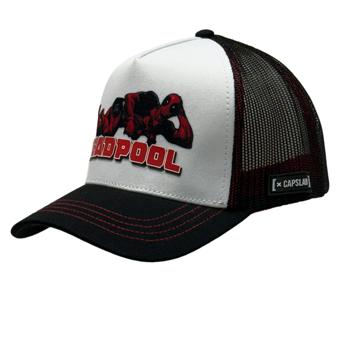 Gorra Capslab Marvel Deadpool Blanca