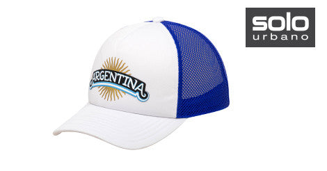 Gorra De Argentina Adidas Trucker Blanca