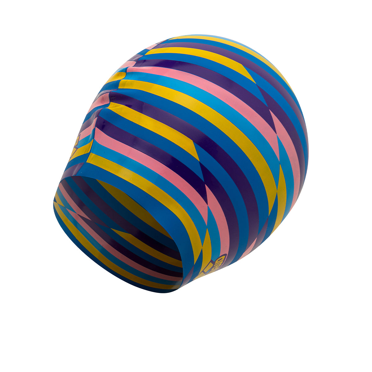 Gorro De Natacion Arena Print 2 Azul