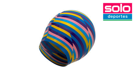 Gorro De Natacion Arena Print 2 Azul