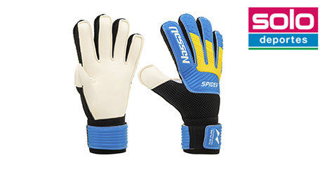 Guantes De Arquero Nassau Spider Niño Niña Azul