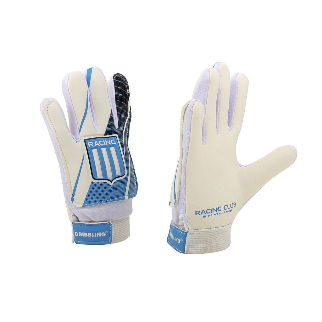 Guantes De Arquero Racing DRB Niño Niña Blanco