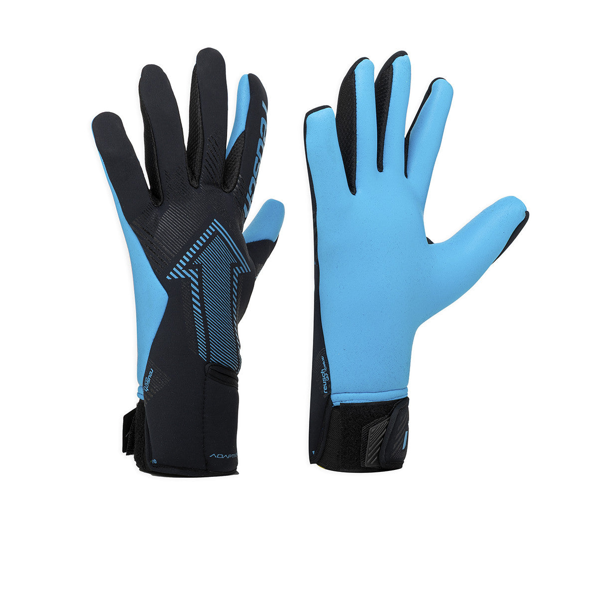 Guantes De Arquero Reusch Fast Grip Aqua Negro