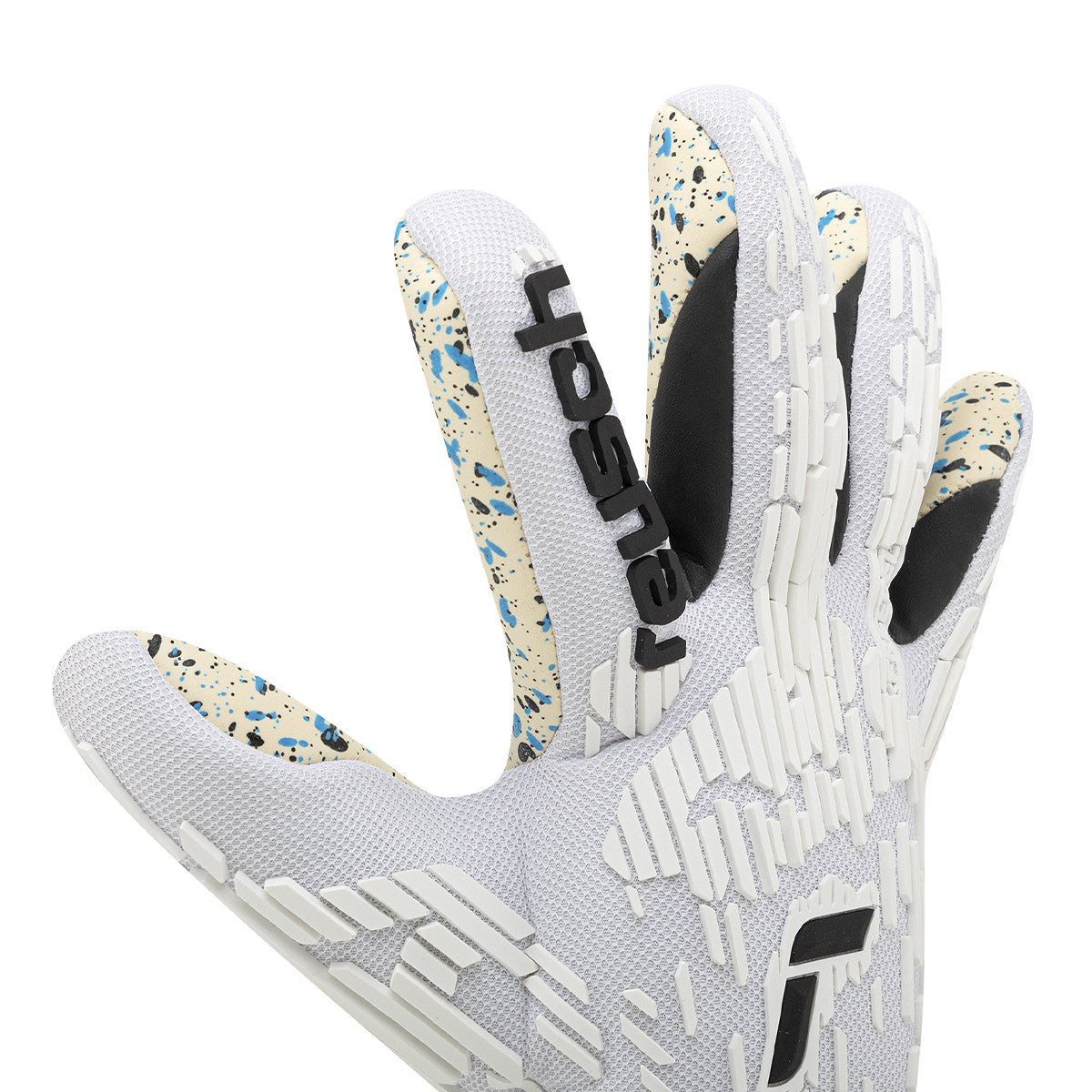 Guantes De Arquero Reusch Attrakt Freegel Prime Fusion Total Blanco