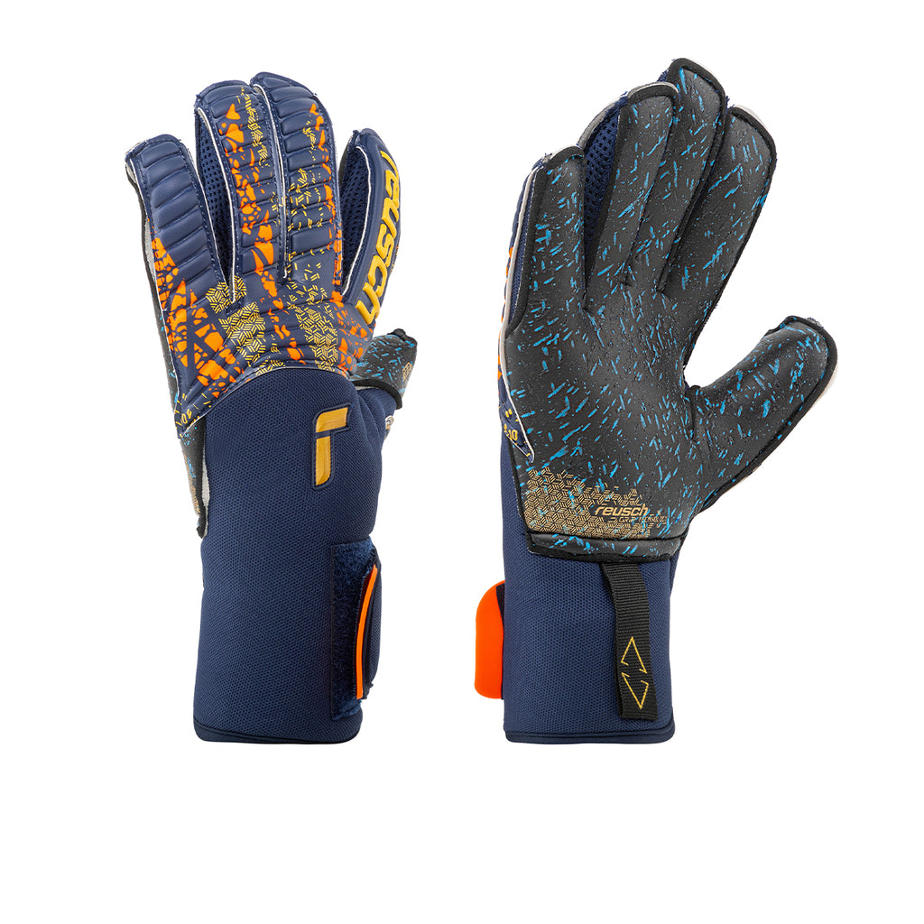 Guantes De Arquero Reusch Attrakt Pro Fusion Advance Azul