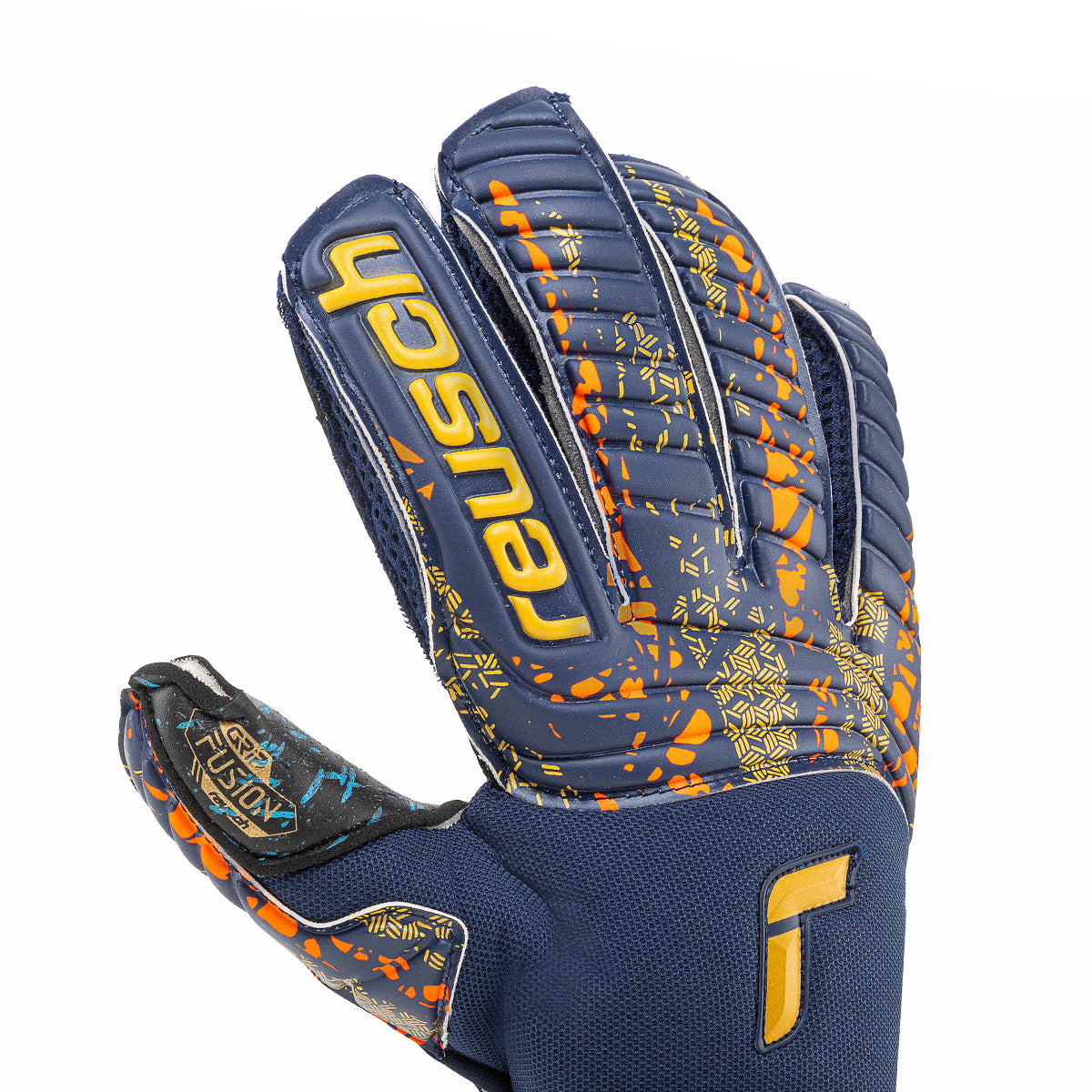 Guantes De Arquero Reusch Attrakt Pro Fusion Advance Azul