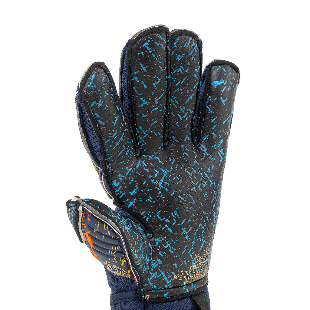 Guantes De Arquero Reusch Attrakt Pro Fusion Advance Azul