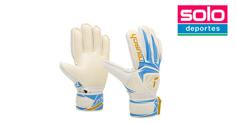 Guantes De Arquero Reusch Attrakt Solid Niño Niña Blanco