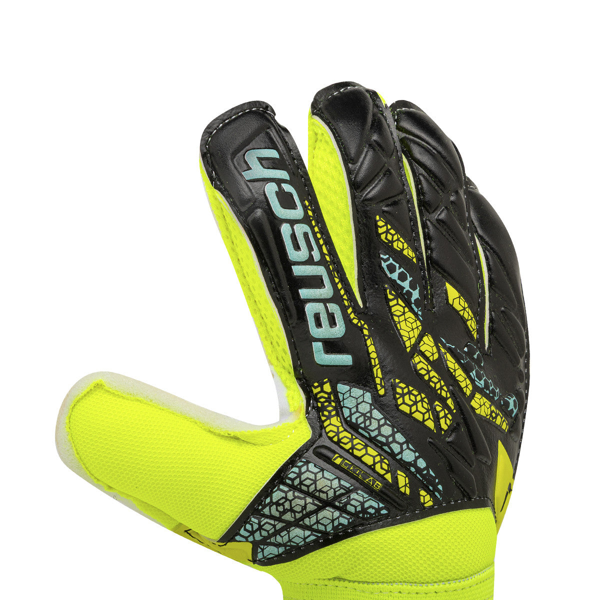 Guantes De Arquero Reusch Attrakt Storm Gold Niño Niña Negro