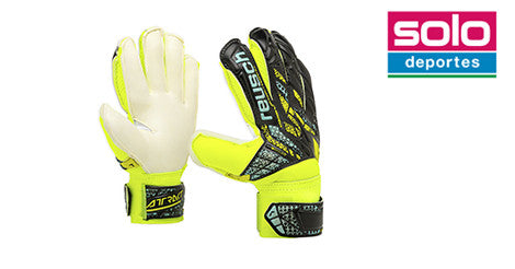 Guantes De Arquero Reusch Attrakt Storm Gold Niño Niña Negro