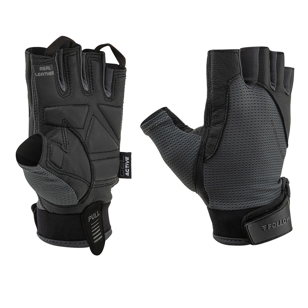 Guantes De Fitness Follow Fit Bear Gris
