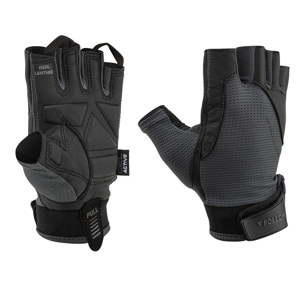 Guantes De Fitness Follow Fit Bear Gris