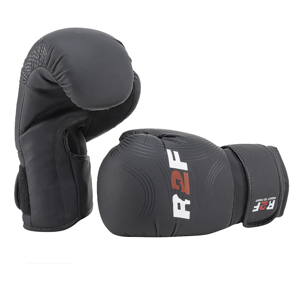 Guantes De Boxeo R2F Pro PU Negro
