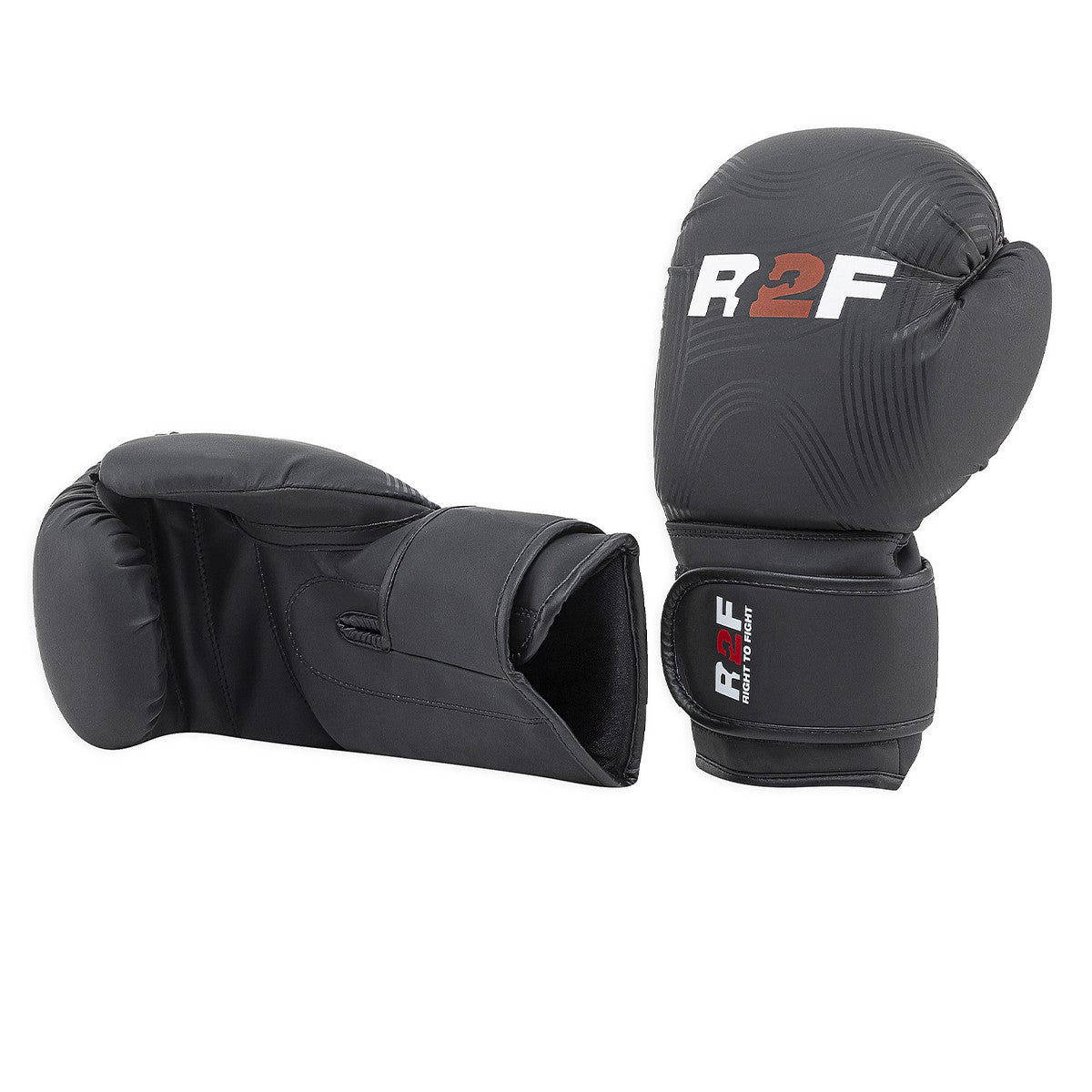 Guantes De Boxeo R2F Pro PU Negro