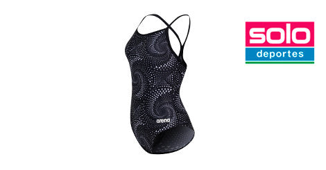 Malla Enteriza Arena Fireflow Mujer Negra