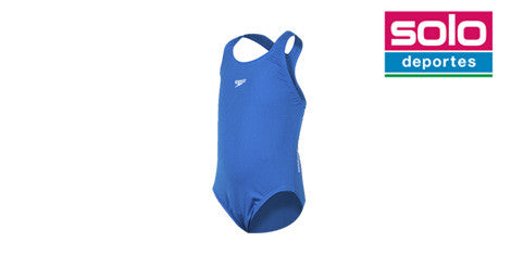 Malla Enteriza Speedo Endurance+ Medallista Niña Azul