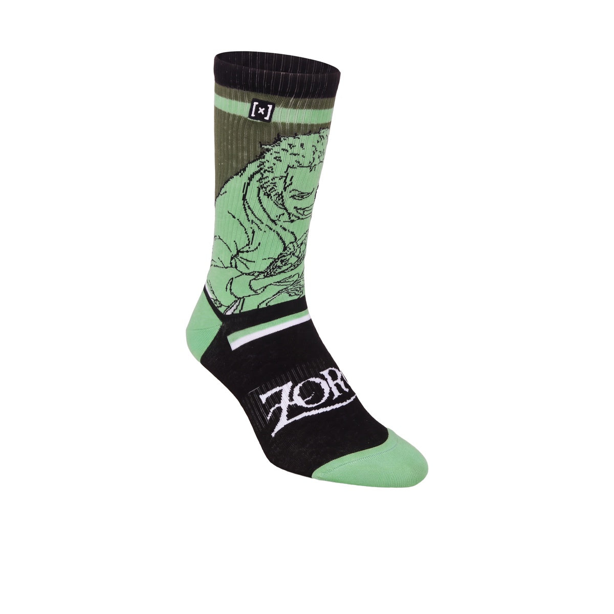Medias Con Caña Capslab One Piece Zoro Verde