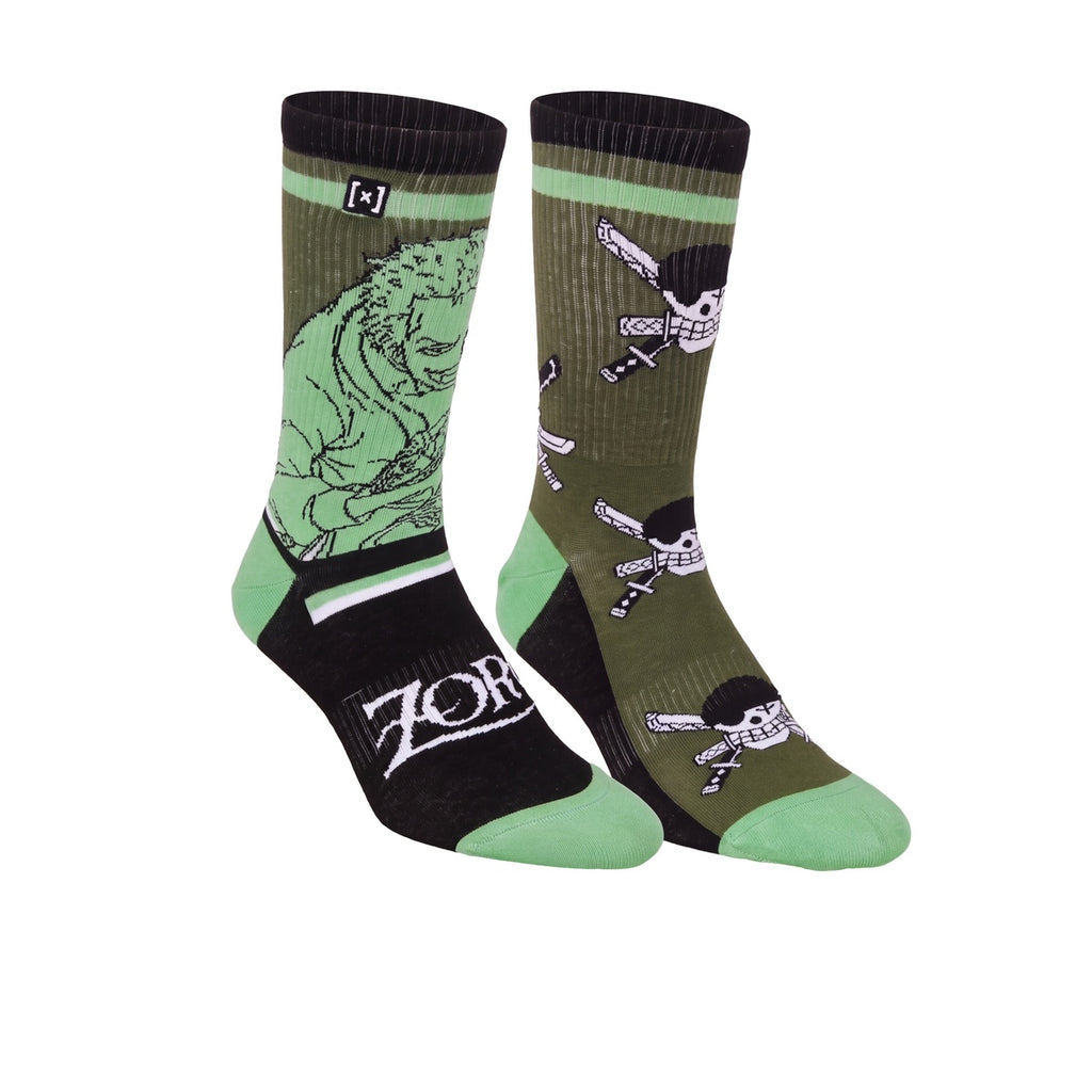 Medias Con Caña Capslab One Piece Zoro Verde