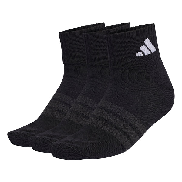 Medias Con Caña Pack X3 Adidas Negra