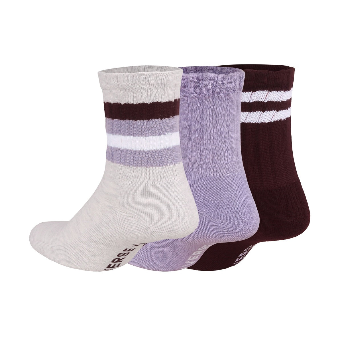 Medias Con Caña Pack X3 Converse Micro Mujer