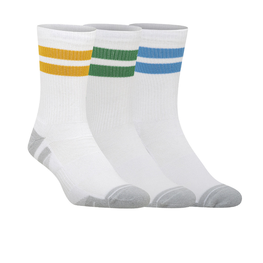 Medias Con Caña Pack X3 Under Armour Performance Tech Blanca