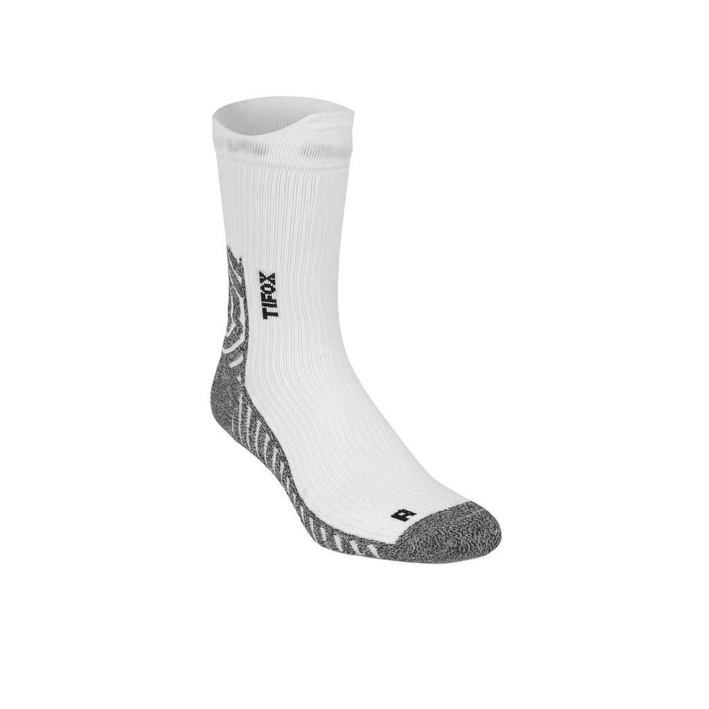 Medias Con Caña Tifox Antideslizante Griptech Blanca