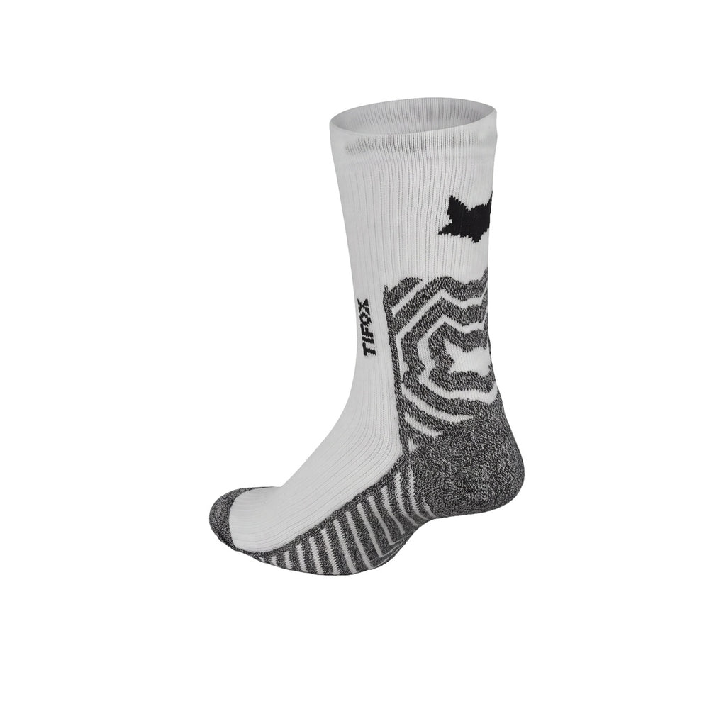 Medias Con Caña Tifox Antideslizante Griptech Blanca