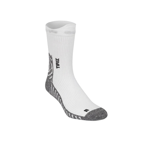 Medias Con Caña Tifox Antideslizante Griptech Blanca