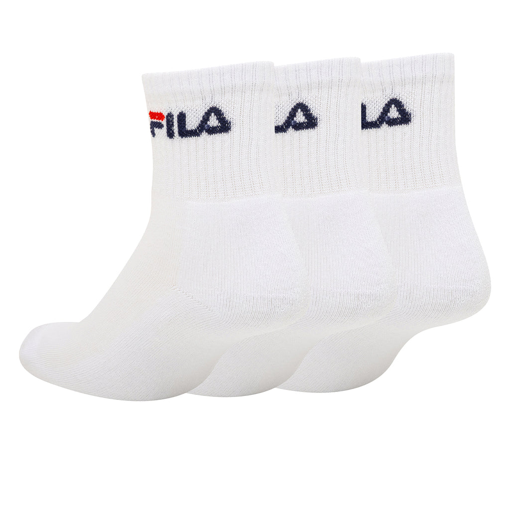 Medias Soquete Pack X3 Fila Blanca