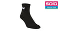 Medias Soquete Tifox 2/4 Antideslizante Grip Negra