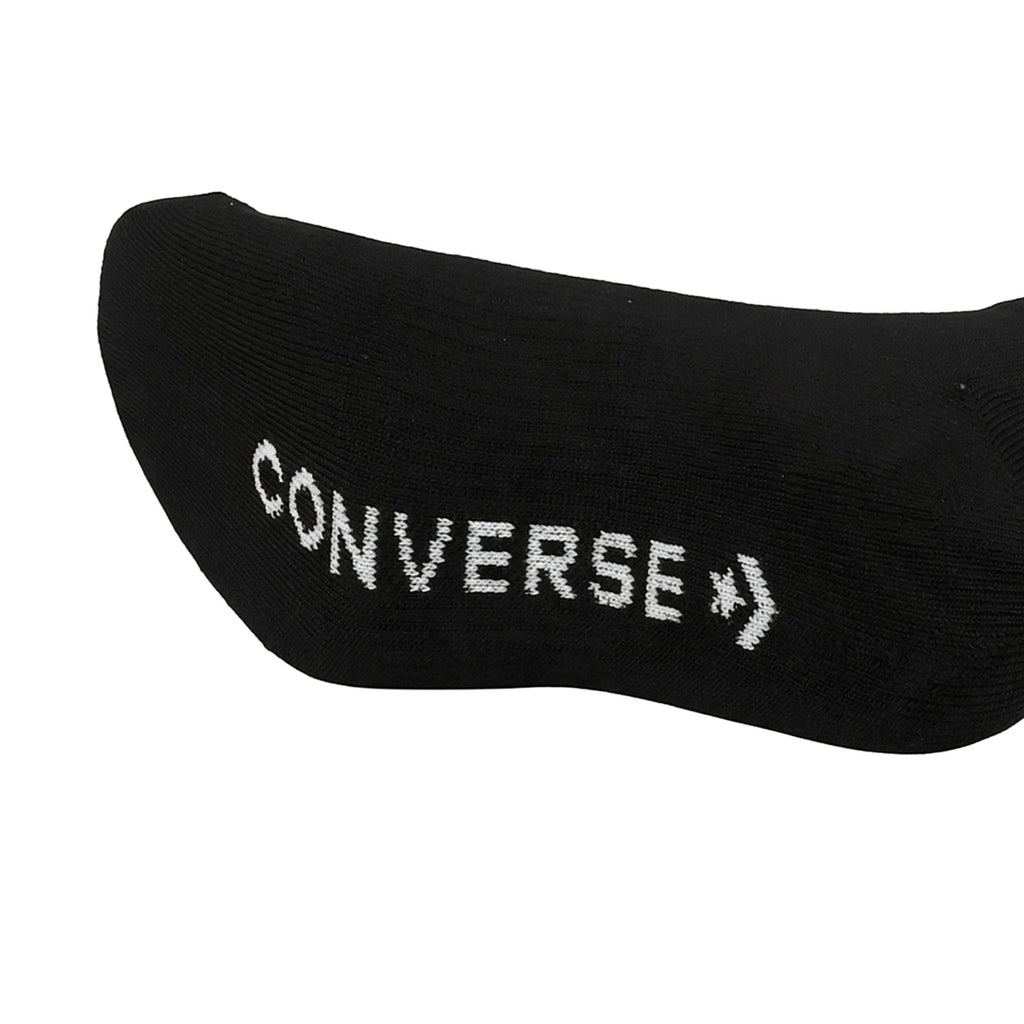 Medias Soquetes Pack X3 Converse Foundational Negra