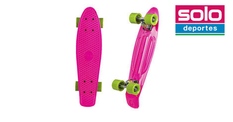 Mini Longboard Gold Pleno Rosa