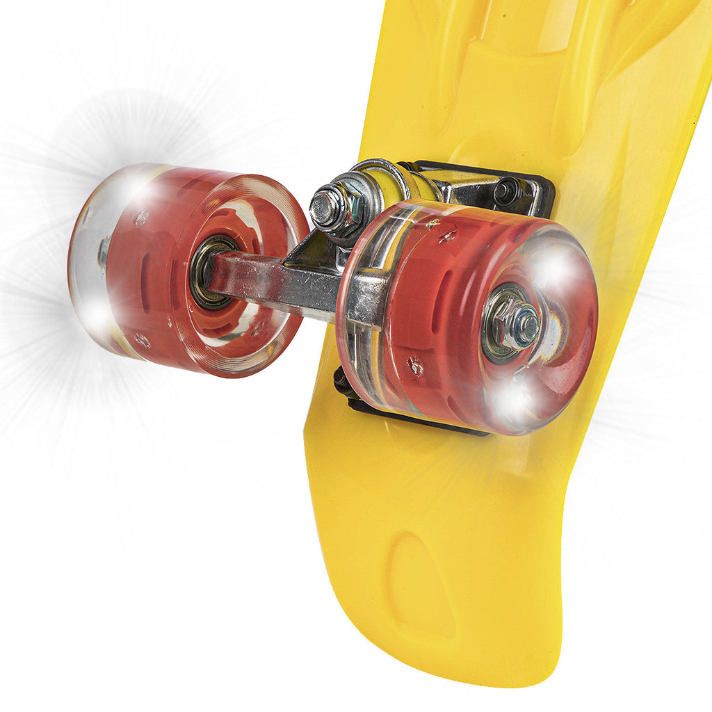 Mini Longboard Pleno LED Amarillo