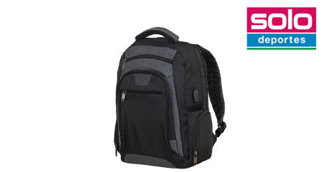 Mochila Travel Tech Porta Notebook Negra